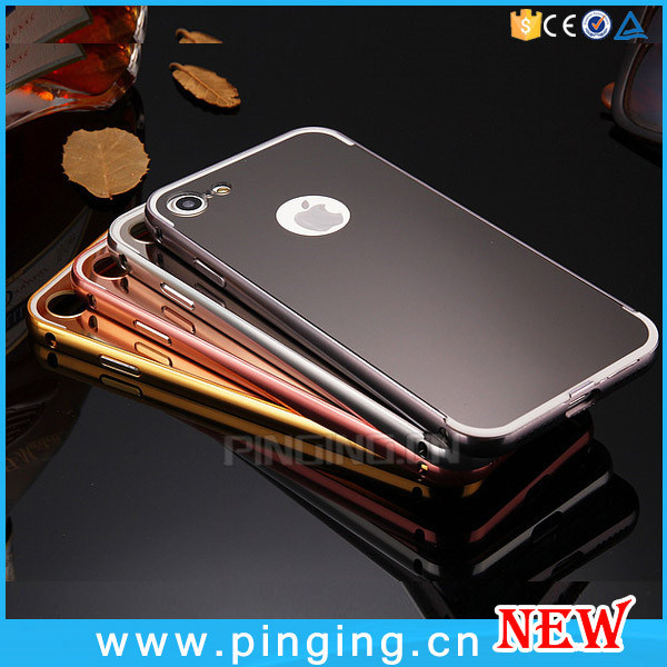 Aluminum Metal Mirror Smartphone Case for iPhone 7 7plus