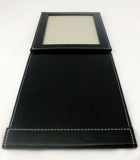 Black PVC Leather Single Photo Frame