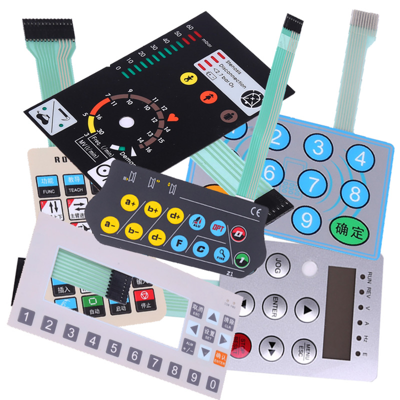Interruptor de membrana tátil da tecla Tactile Push Button Membrane Switch
