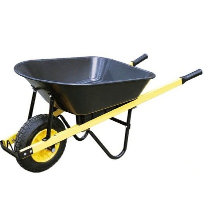 Farm Tools Double Wheels 80L Heavy Duty Zinc Plated Wheelbarrow (WB6430)