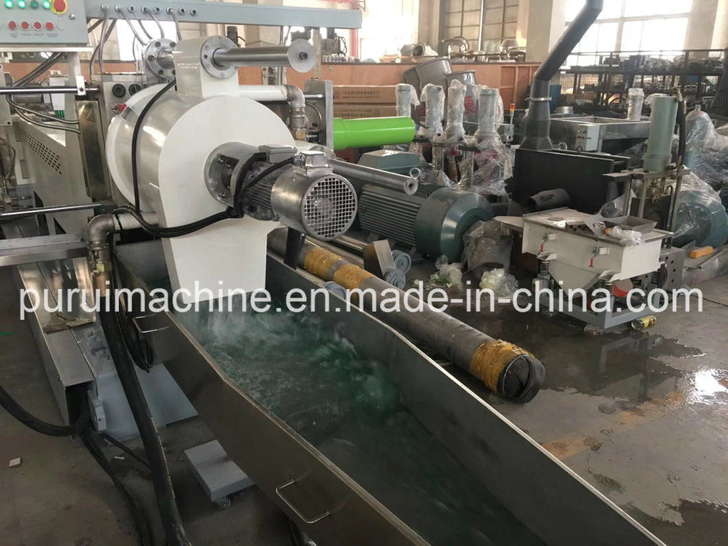 Plastic Recycling Machine with Compactor for PE Film Pelletizing