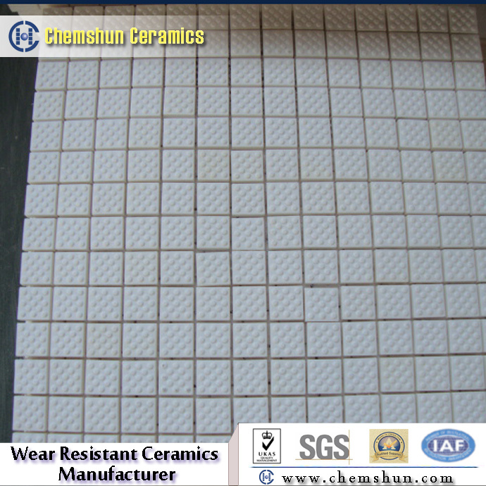 Wear Resistant Ceramic Hexagonal Tile Mat on Sticking on Plastic/Paper/Nylon Net