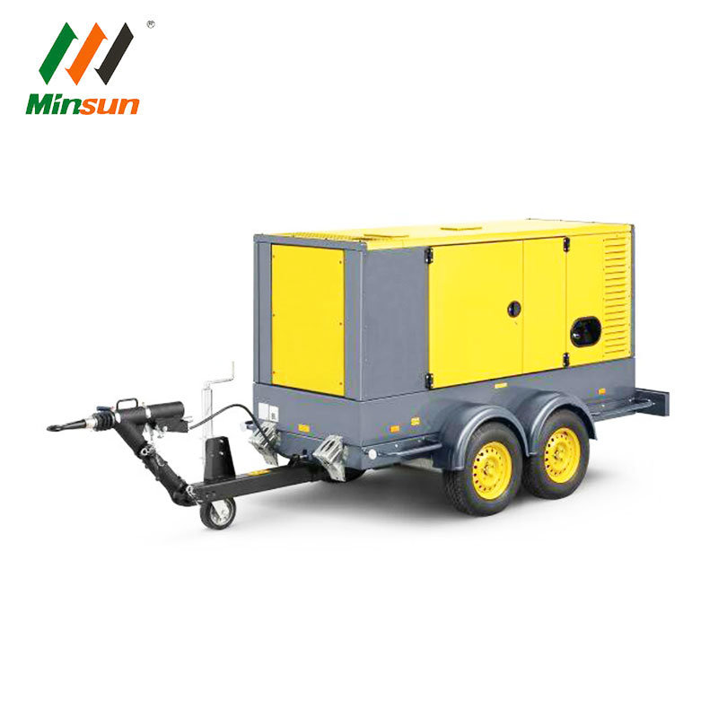 Portable Genreator Mobile Trailer Mounted Soundproof Generator Canopy Silent Diesel Generator Set Power & Generating Sets Power Generator Electric Generator