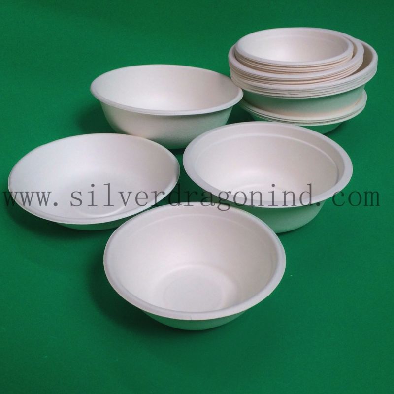 Biodegradable Sugarcane Pulp Paper Bowl, Disposable Bowl