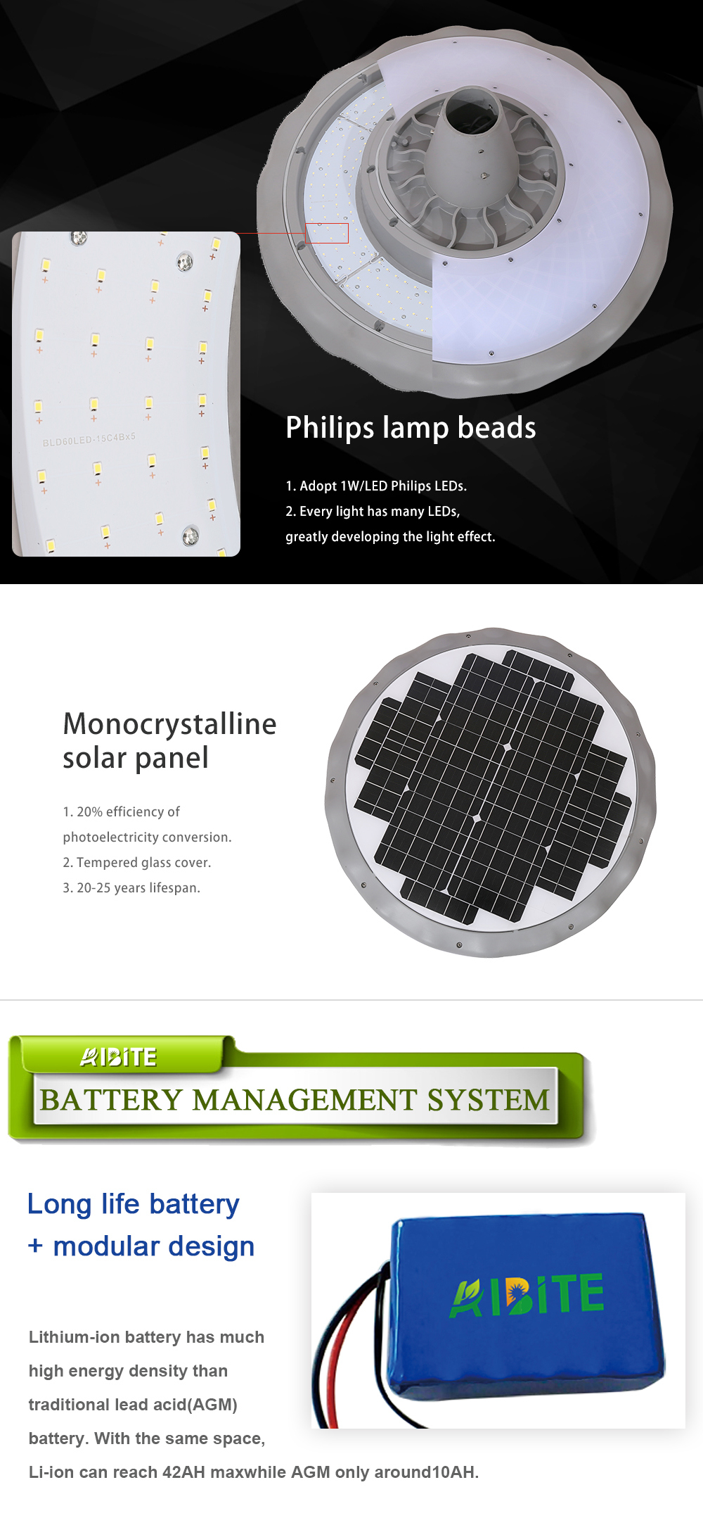 Solar Products Integrated/All-in-One Solar LED Street Outdoor Garden Light