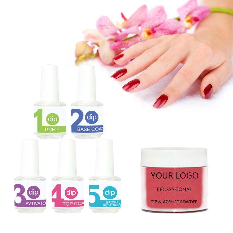 Custom Private Logo 172 Colors Acrylic Nail Dipping Powder