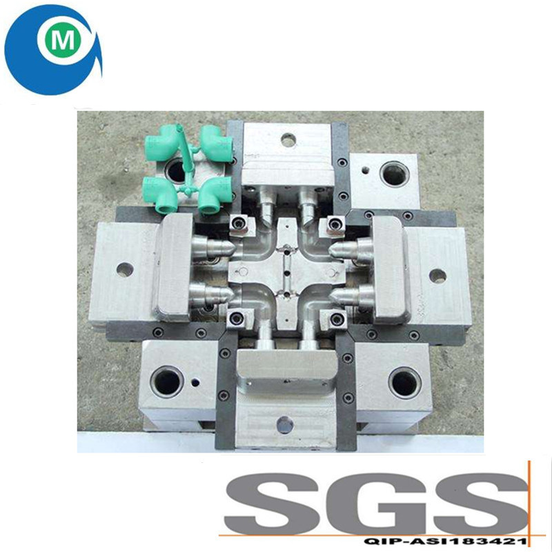 Professional Plastic Injection 90 Degree Elbow Pipe Fitting Mould Factory