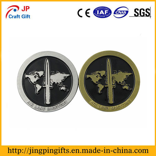 High Quality Custom Cheap Silver Challenge Coin