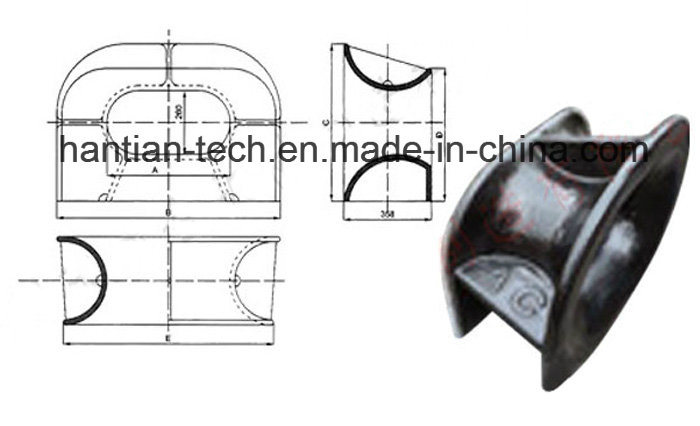 Different Size Cast Steel AC Type Panama Chock with CCS Certificate Approval by Solas (310)