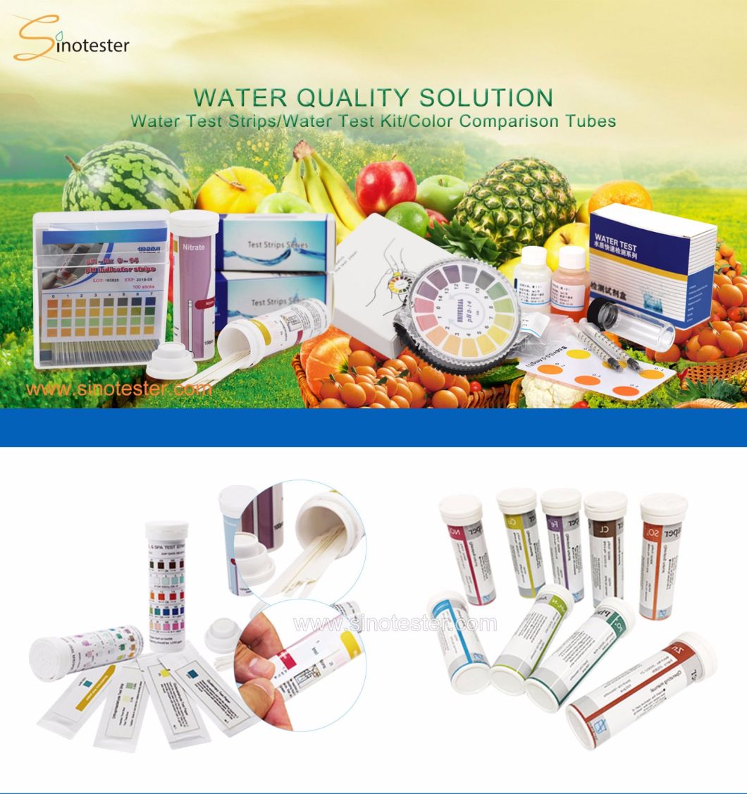 Sinotester Water Quality Universal Aluminum Test Paper Test Strips with Stock