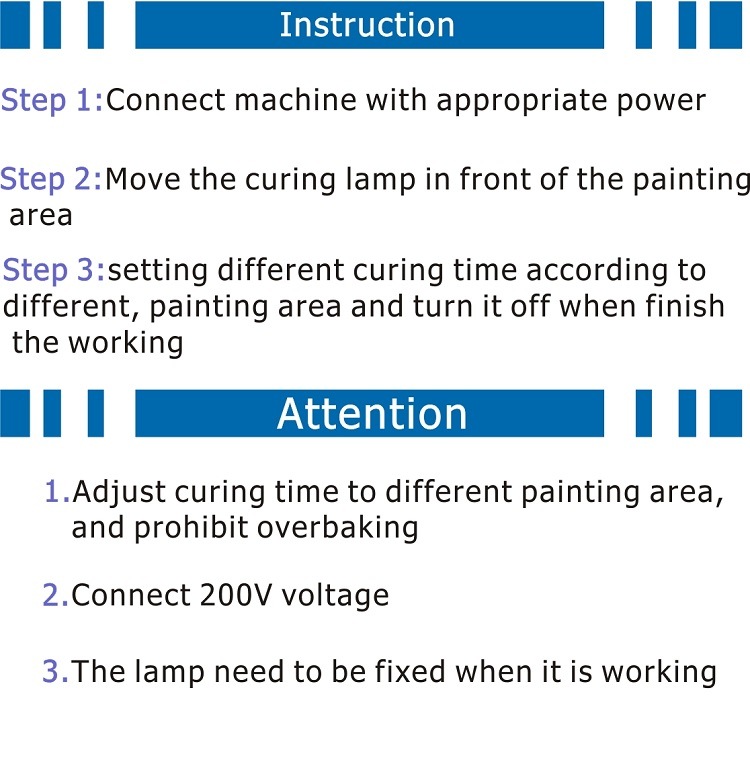 High Evaluation Shortwave Infrared Painting Curing Lamp