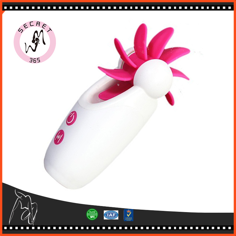 7 Speeds Rotation Vibrating Oral Rolling Sex Tongue Clitoris Stimulation Vibrator