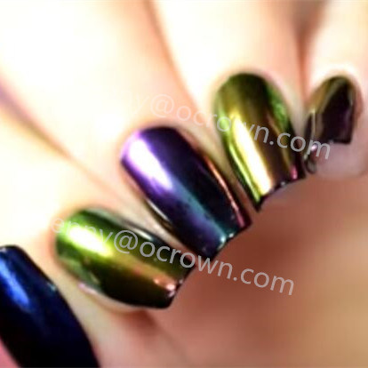 Shining Chrome Mirror Chameleon Pigment Powder for Nail Art