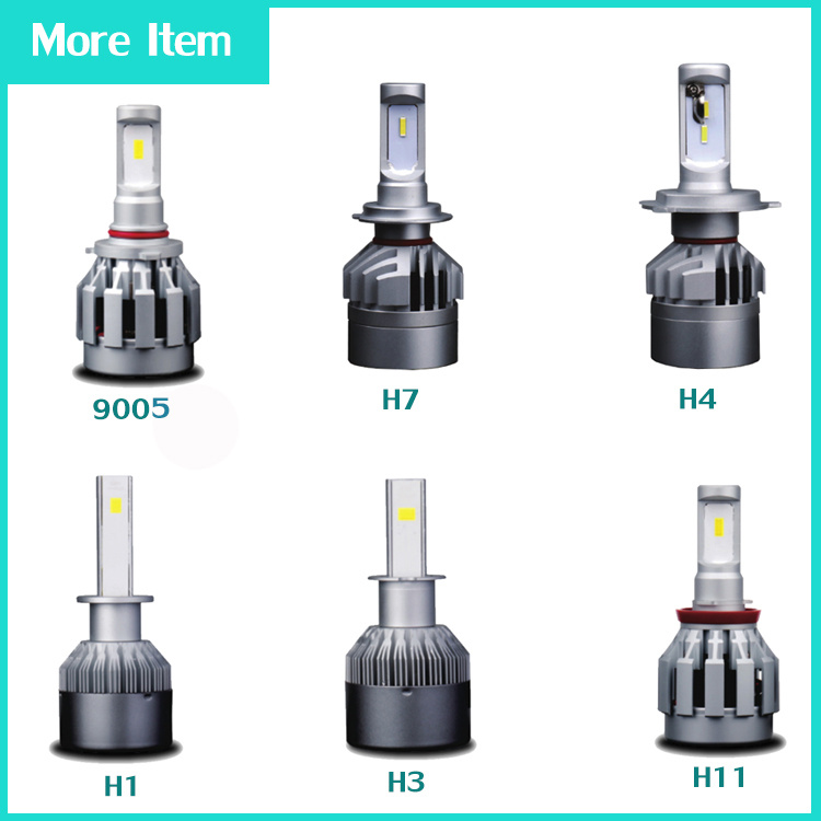 Super Bright Csp Chips LED Car Headlight Bulbs H7