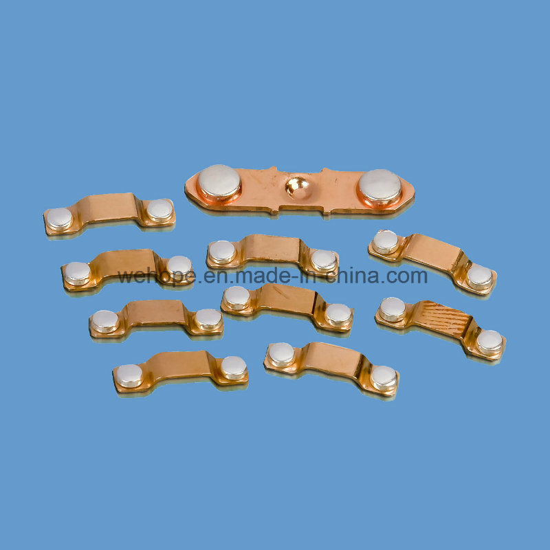 2018 Hot Sale Silver Copper Stamping Parts Contact Components