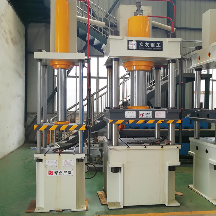 Four Column 100 Ton Hydraulic Press for Cook Pot with Mechanical Power Press
