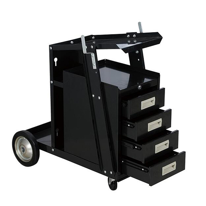 Portable Hand Truck Trolley Cabinet Welding Tool Cart for Storage