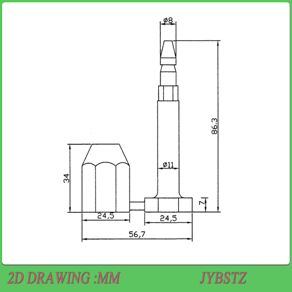 Bolt Seals (JYBSTZ) , Container Bolt Seals