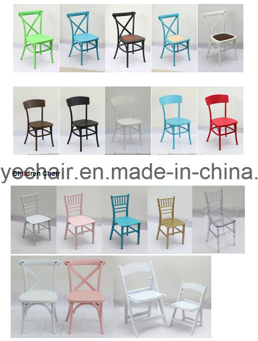 Fan-Back Plastic Outdoor Folding Chair for Wedding