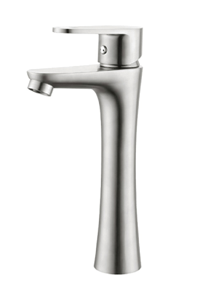 Single Lever Stainless Steel Wash Basin Faucet
