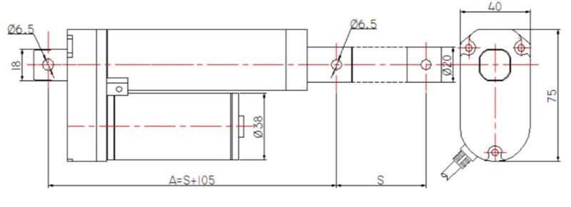 Hospital Beds Linear Actuator Good Quality