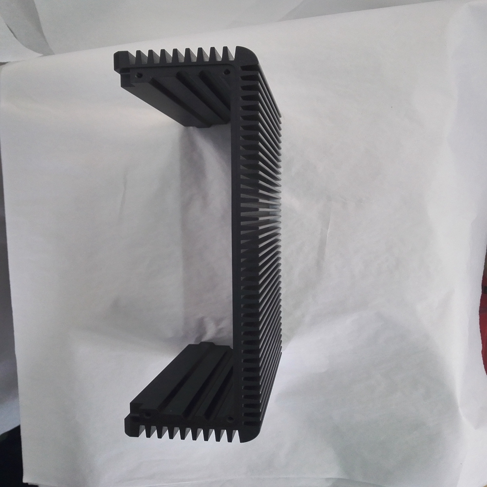 Custom 6063 Alloy Aluminium/Aluminum Extruded Anodized Heatsink