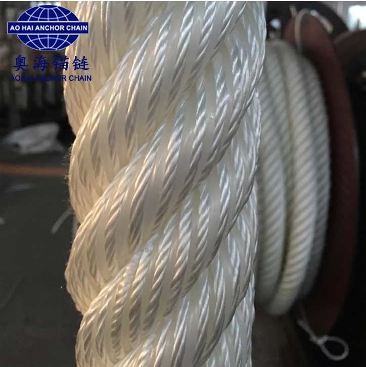 Dia. 128mm 12- Strand Polyamide/Polypropylene/Polyester Mooring Rope