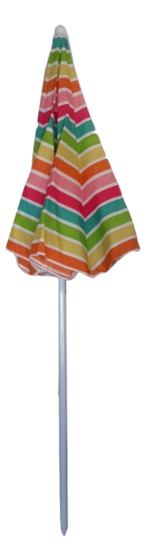 Sripes Print Garden Umbrella Sun Parasol