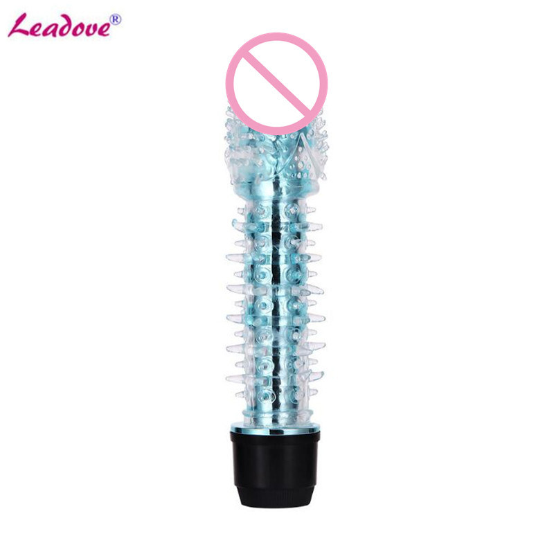 1PCS/Lot Multi Speed Dildo Vibrator Waterproof Jelly Dildo Penis Vibrator Sex Products G Spot Vibrating Adult Sex Toys for Woman