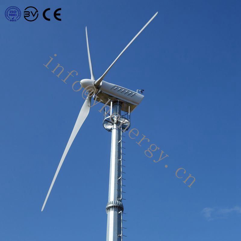 30kw Pitch Controlled Wind Turbine with 24m Wind Power Tower
