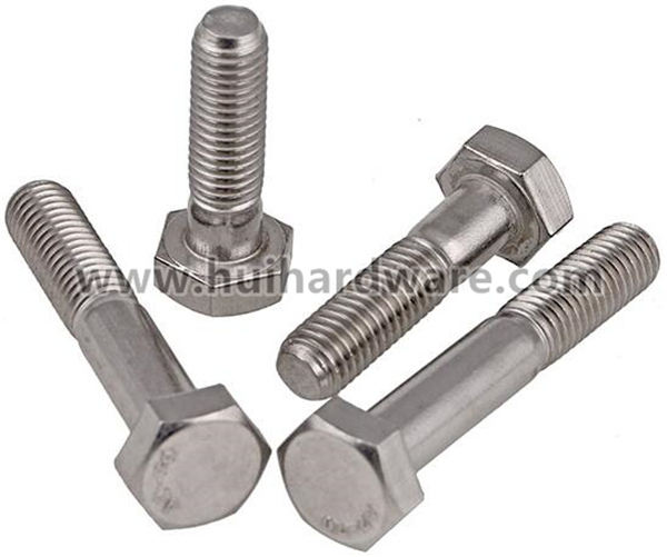 SUS 304 Half Threaded Hex Bolts DIN931