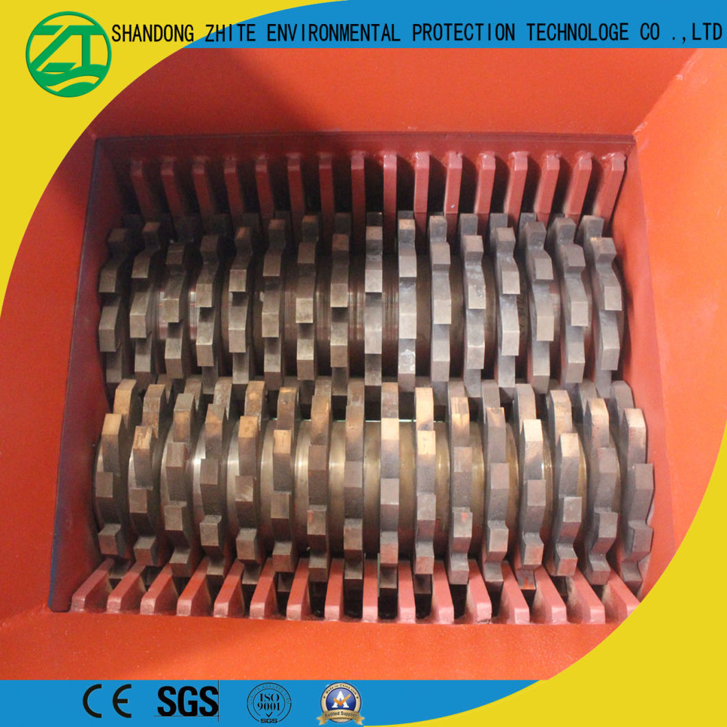 Plastic/Tire/Wire/Drum/ Wood/ Rubber/Film/ Metal/ Bags Double Shaft Shredder