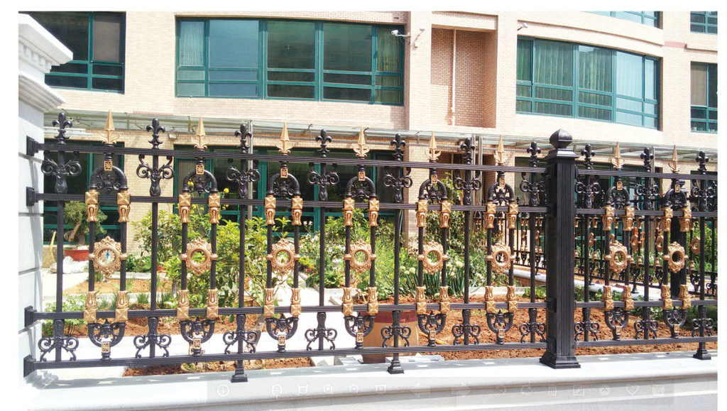 Ornamental Galvanized Steel and Aluminium Fence
