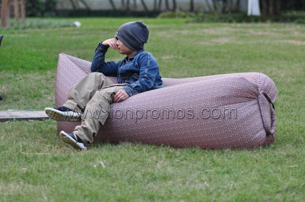 Custom Printing Camping Products Air Inflated Leisure Sofa Sleeping Bag