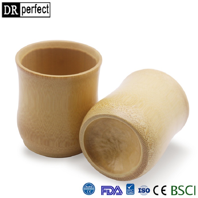 2018 Hot Selling Oral Care Natural Reusable Eco-Friendly Bamboo Cups Small Size