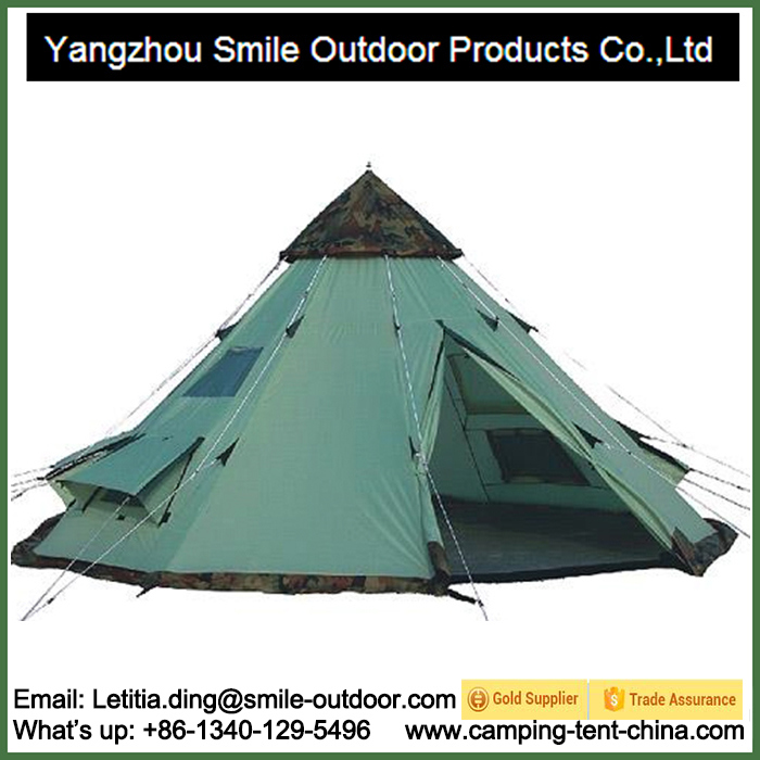 Teepee Luxury Big Canvas Bell Family Outdoor Large Camping Tent