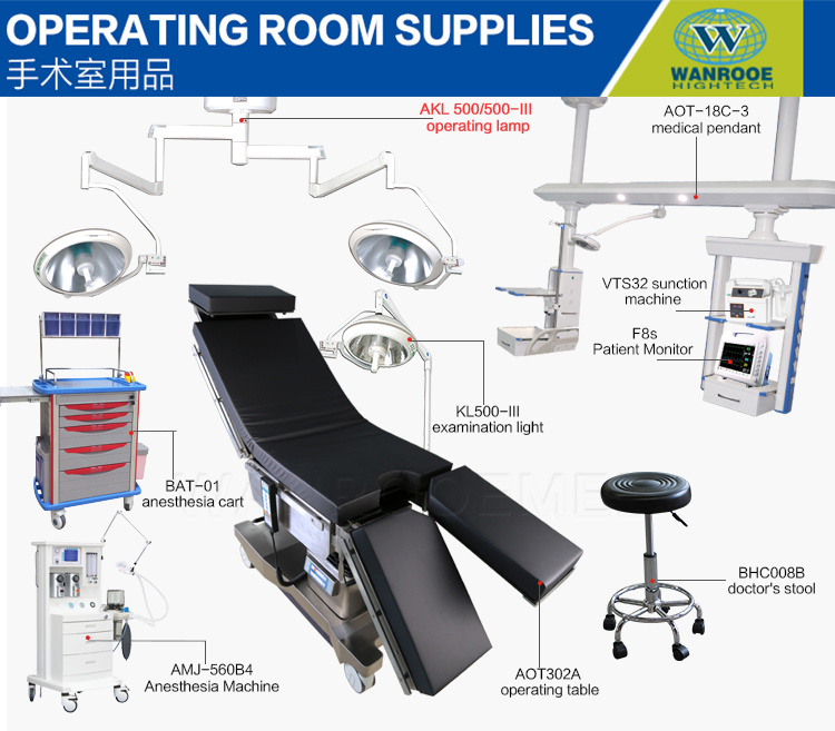 Akl 500/500-III Hospital Room Equipment Shadowless Operation Lamp