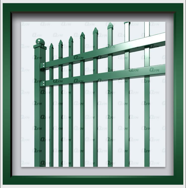 PVC Welded Metal Picket Fence/ Welded Aluminum Picket Fence