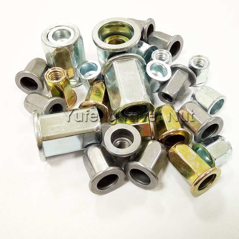 Flat Head Full Hexagonal Body Rivet Nut