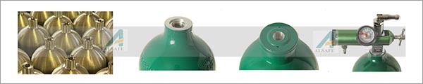 Filling Plant Empty Oxygen Gas Cylinders Refill