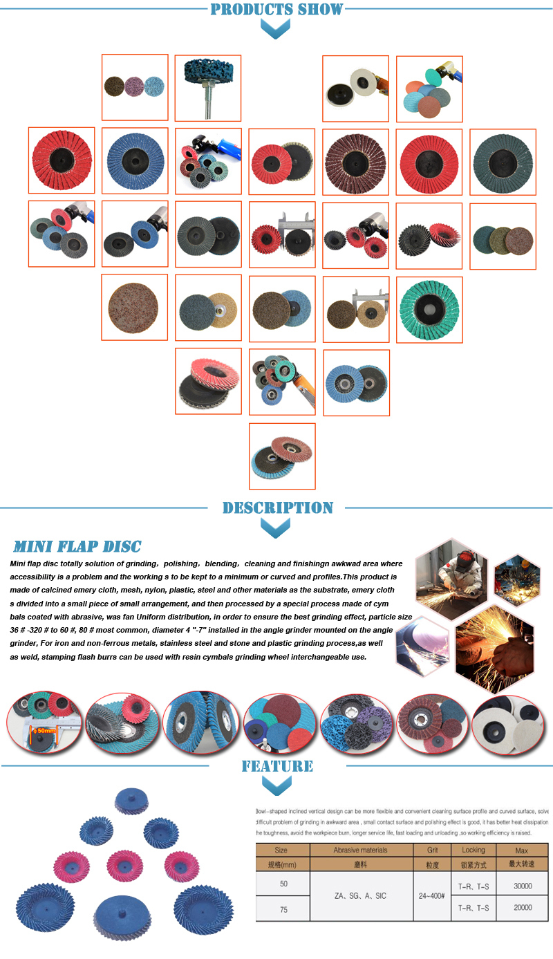 Pneumatic Tools Used Sanding Cup Flap Wheel