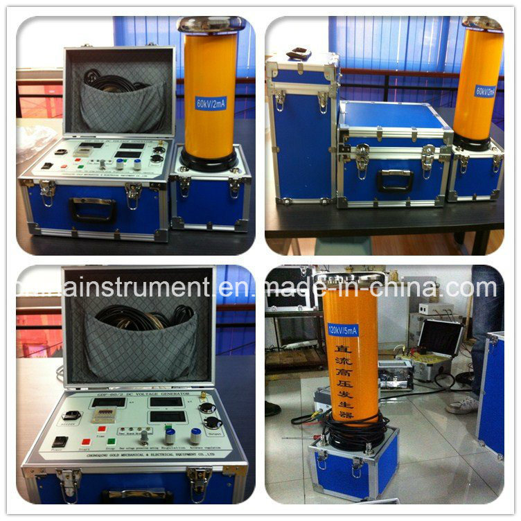 DC Hipot Tester, High Voltage Direct Current Generator for Power Cable and Arrester Test