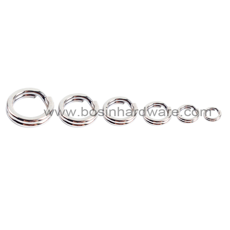 15mm Double Loop Split Ring for Keys