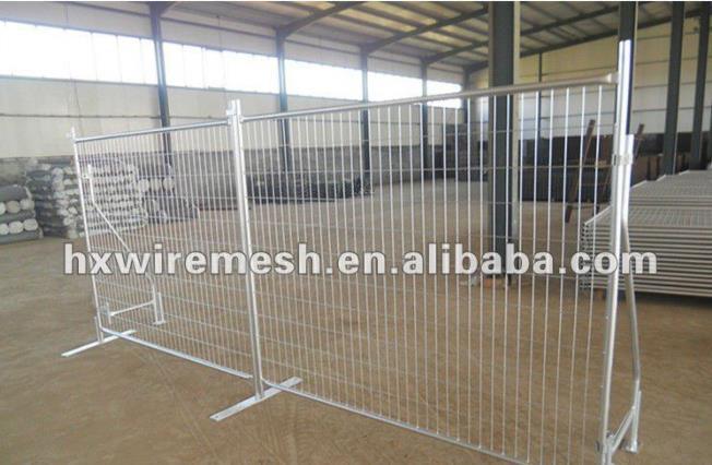 Canada Standard Cheap PVC Coated Temporary Fence/Galvanized Metal Construction Temporary Fence