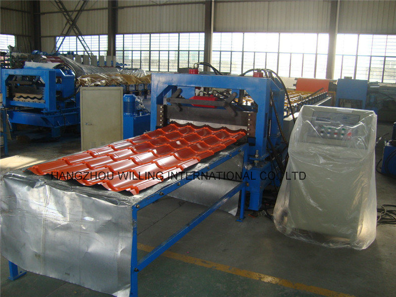 Wave Glazed Steel Tile Roll Forming Metal Forging Machinery