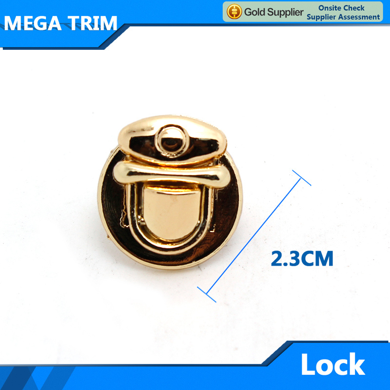 No. 51283 Light Gold Hardware Lock for Luggage