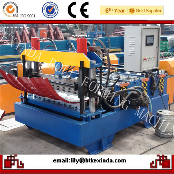 Full Autotmatic Hydraulic Arch Curving Roof Sheet Roll Forming Machine