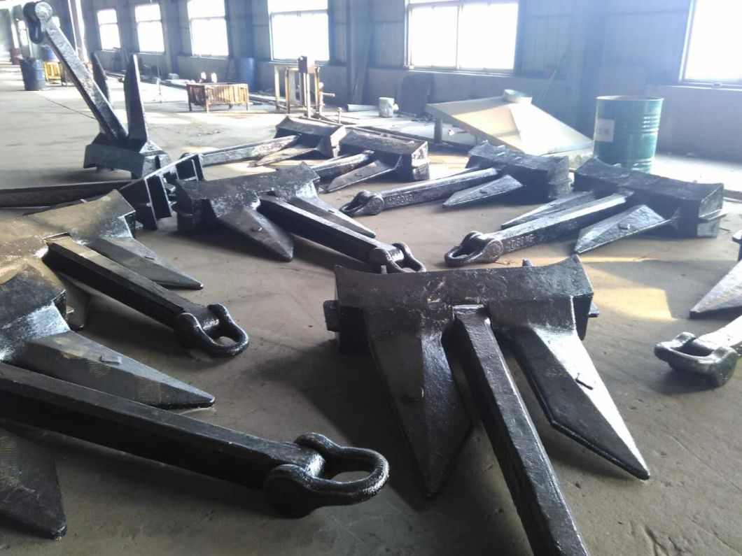6225kgs Hhp AC 14 Ship Anchor for Marine Use with ABS Lr CCS Approval