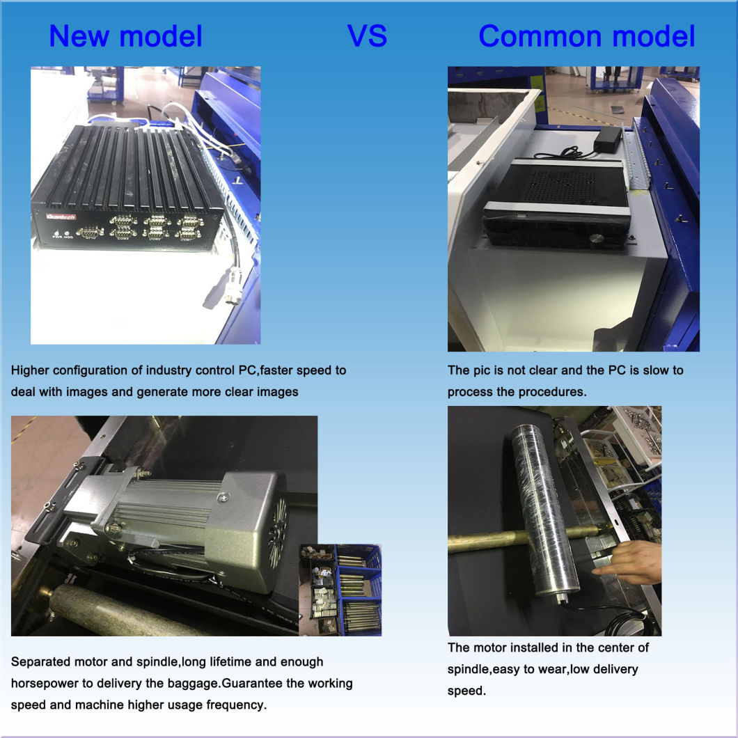 X Ray Baggage and Luggage Scanner Machine for Transport Security Checking