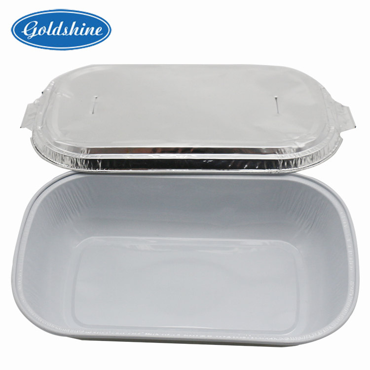 Aluminium Foil Airline Food Packaging Container Lunch Box